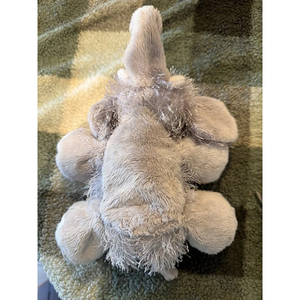 Ganz Webkinz Elephant HM114 Gray Plush Stuffed Animal Tinsel Hair W Logo‎ 2005